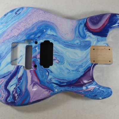 Multi color Player grade Maple Hxx guitar body - fits Fender Strat Stratocaster neck Floyd Rose J1569 image 1