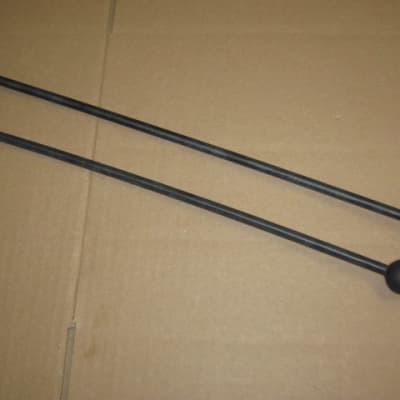 new old stock Gambal Manufacturing GPMR (UG13GPMRX) Percussive Keyboard Mallets (for xylophones and glockenspiels) Black Hard Rubber Ball Heads with Black Synthetic Shafts (with original packaging) from 1990s to early 2000s image 4