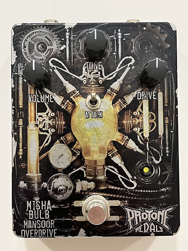 ProTone Pedals Misha Mansoor Bulb Overdrive Version 1 - Yellow image 1