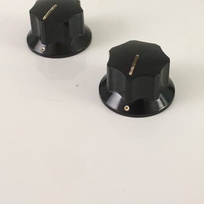 Vintage 1960s 1970s Reissue Fender Relic Jaguar Mustang Duo Sonic Knobs CTS Pots image 2