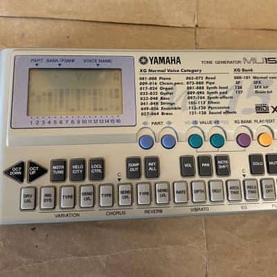 Yamaha MU15 Tone Generator Sound Module MIDI XG Made in Japan Synth tones in Excellent Condition