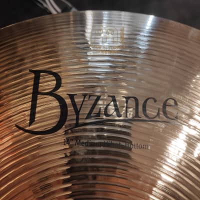 Meinl B14MH-B byzance brilliant hihat medium 14" image 4