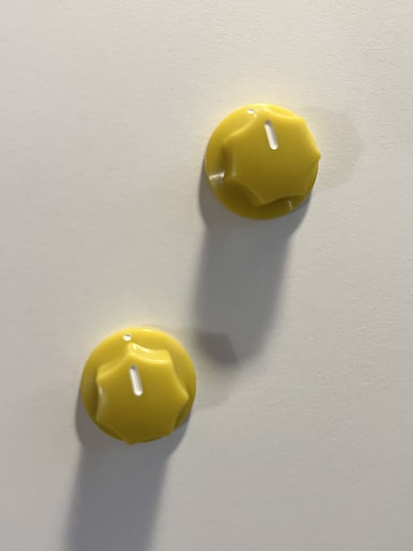 JHS Pedals Knobs Mustard Yellow Reverb