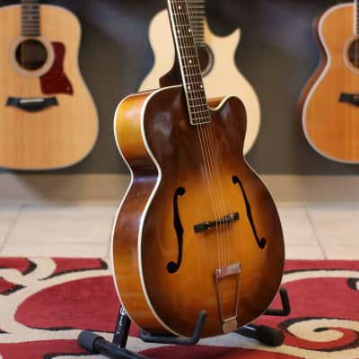 Vintage 1950's Airline N-7 Archtop Guitar- Neck Reset - New Frets and More! image 4