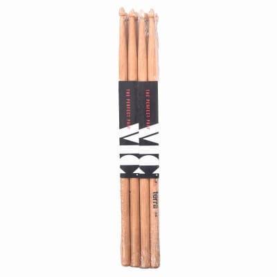 Vic Firth American Classic 5BT Terra Wood Tip Drum Sticks (3 Pair Bundle + 1 Free) image 2