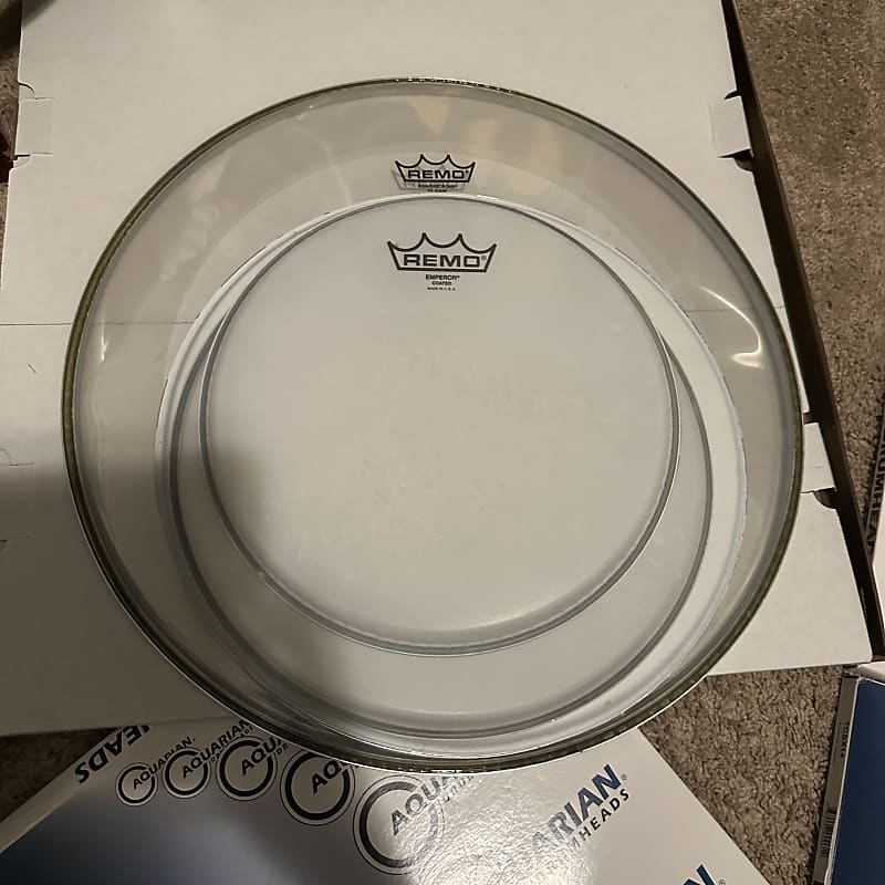 Remo, Evans, Aquarian Drum Heads, FREE SHIPPING!! Reverb