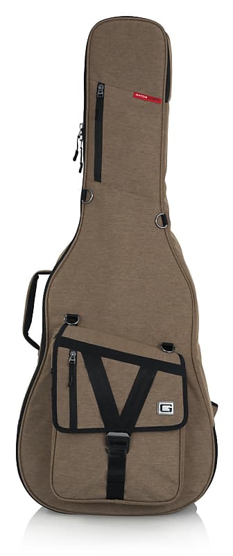Gator GT-ACOUSTIC-TAN Transit Series Acoustic Guitar Gig Bag - Tan image 1