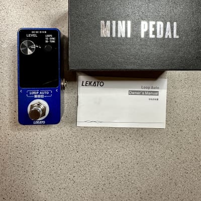Lekato Loop Auto Mini Looper 2023 - Deep Blue Aluminum image 1