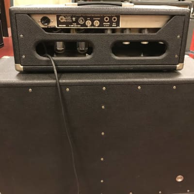 1965 Fender Bassman 2-Channel 50-Watt 2x12" Piggyback Guitar Amp Black Panel image 10