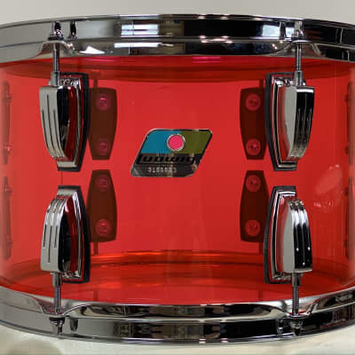 Ludwig 18/12/14/5x14" Vistalite Jazzette Drum Set - Pink Vistalite w/ Exclusive 18" BD! image 12