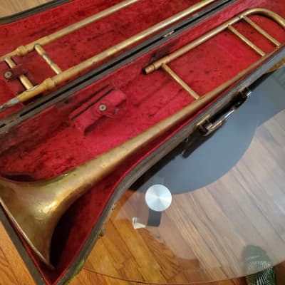 Advance Tenor Trombone, Vintage Made in Slovakia w/ Hardshell Case, Rare, As-Is image 1