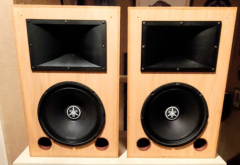 Yamaha S112H II-OAK 2 Way Speakers Pair HI Frequency control