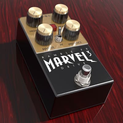 Ramble FX Marvel Drive 3 -- Marshall plexi based distortion. Amp-like JFET circuit image 1