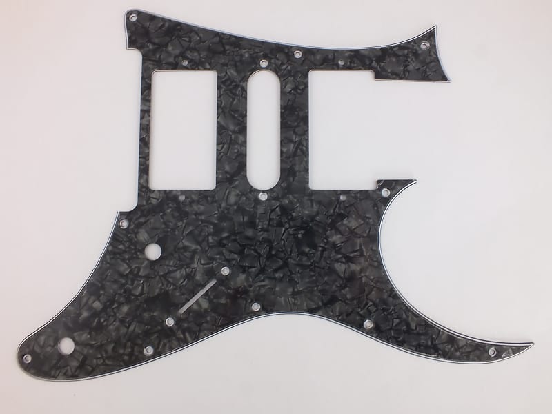 Black Pearl Scratch Plate Pickguard for Ibanez JEM Junior | Reverb