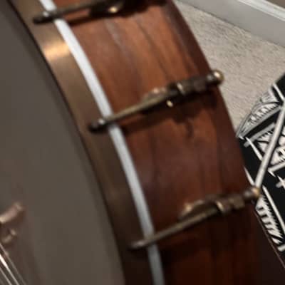 Zachary Hoyt, open back, 12",  5 string banjo, Luthier made image 5