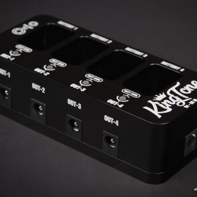 King Tone Guitar Battery Box 4X Black | Reverb