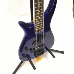 Used Rogue LX200 B Left Handed Bass Guitar Purple Reverb