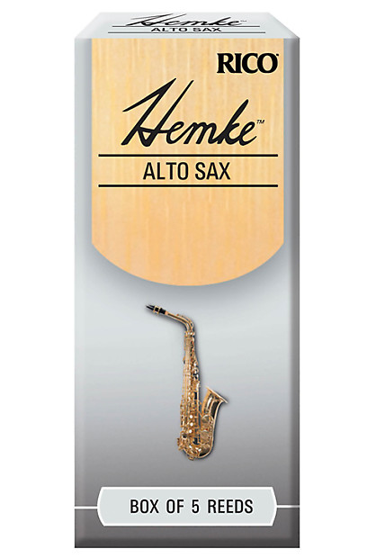 Hemke Alto Saxophone Reeds, Strength 3.0, 5-pack image 1