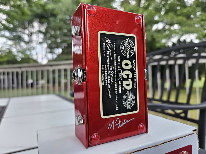 Fulltone Limited Edition OCD V2 2018 - Candy Apple Red | Reverb
