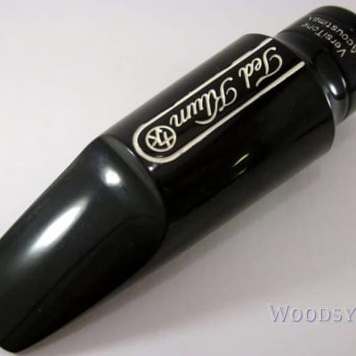 Ted Klum London Model Hard Rubber Alto Saxophone Mouthpiece - 7 (.080) /  Black Hard Rubber