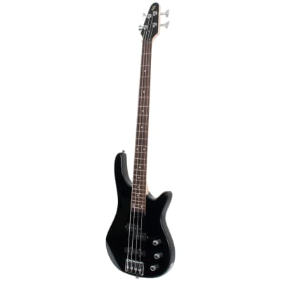 Fazley FMB118BK electric bass guitar, black for sale
