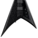 Mint ESP LTD KH-V Kirk Hammett Signature Electric Guitar Black Sparkle w/case