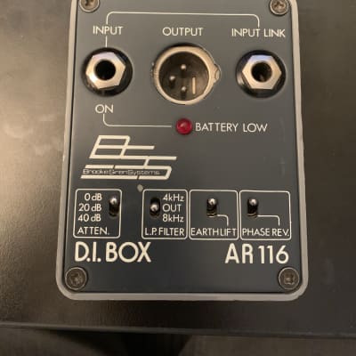 BSS AR116 D.I. BOX 1980-1990 Grey | Reverb