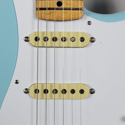 2021 Fender Vintera '50s Stratocaster Modified - Daphne Blue image 9