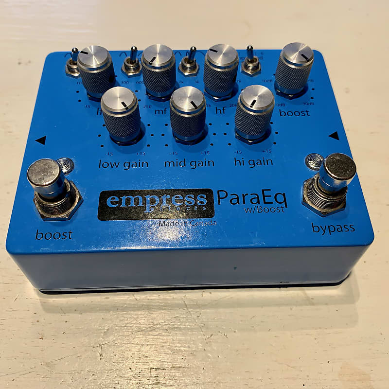 Empress ParaEQ with Boost 2010s - Blue | Reverb