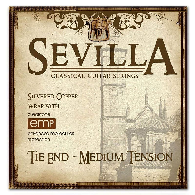 Cleartone Sevilla 8440 Classical Strings TIE End Medium Tension image 1