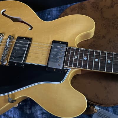 NEW Gibson Custom 1959 ES-335 Reissue Murphy Lab Ultra Light Aged Natural - Authorized Dealer 7.9 lb - Quilt Maple - 110105 image 2