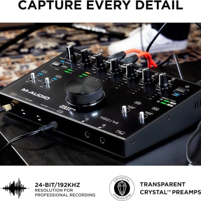 M-Audio AIR 192x14 - USB Audio Interface for Studio Recording with 8 In and 4 Out, MIDI Connectivity, and Software from MPC Beats and Ableton Live Lite image 2