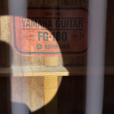Yamaha FG-180 image 3