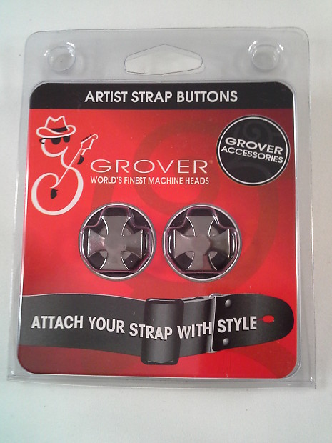 Grover 640C Iron Cross Strap Button image 1