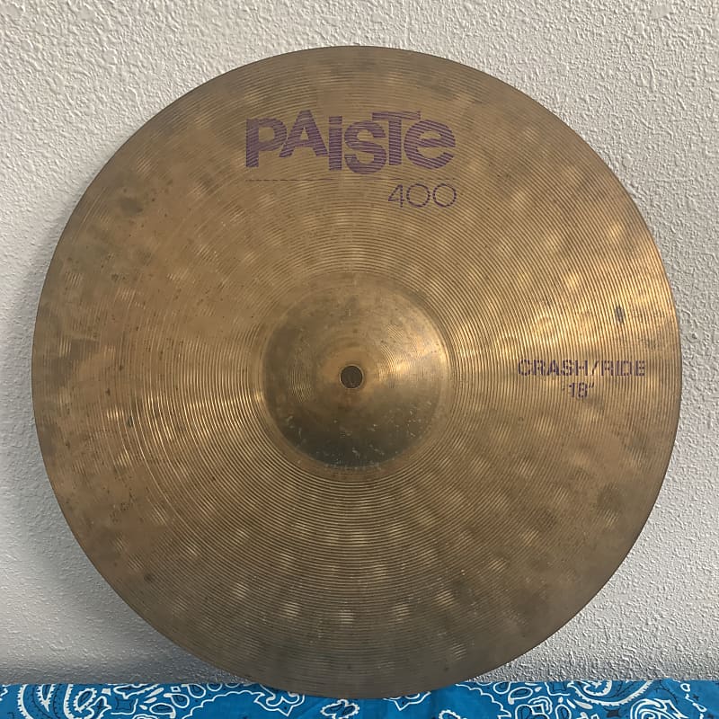Paiste 400 crash ride 18 discount