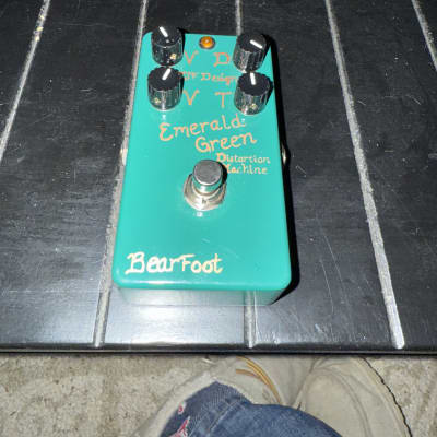 Reverb.com listing, price, conditions, and images for bearfoot-fx-emerald-green-overdrive