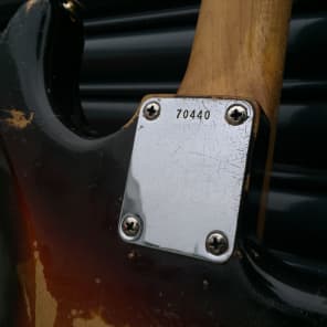 Fender 1961 Stratocaster Lefty Prototype , Experimental , Maple Body , Original , Rare image 6
