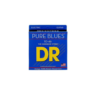 DR STRINGS PHR10 10/46 Pure Blues Corde Chitarra Elettrica for sale