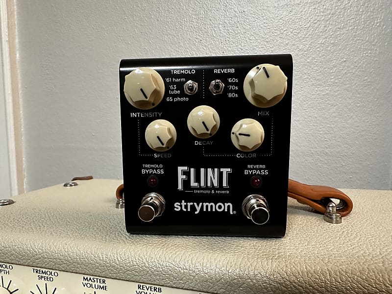Strymon Flint Reverb and Tremolo V1 2012 2022 Black with Reverb