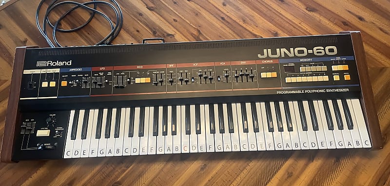 Roland Juno-60 Synthesizer 1982 - 1984 & MD-8 MIDI DCB Interface image 1