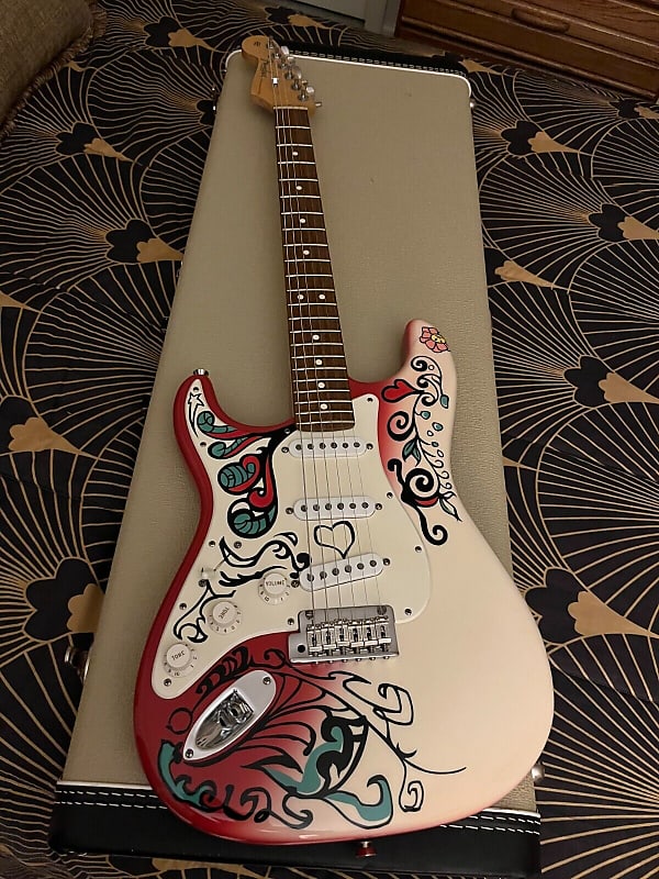 Fender USA Jimi Hendrix Monterey Stratocaster - Lefty Strung