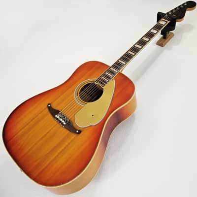 1966 Fender Kingman Sunburst Vintage Dreadnought Acoustic Guitar for sale