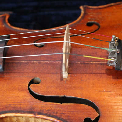 Early 1900's Antonius Stradivarius Copy Made in Germany 4/4 Violin image 11