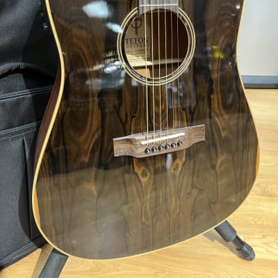 Teton STS000ZISCE Dreadnought Acoustic Electric Guitar With Heavy Padded Gig Bag image 3