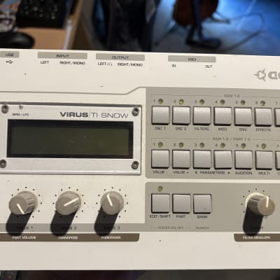 Access Virus TI Snow Desktop Digital Synthesizer 2008 - White