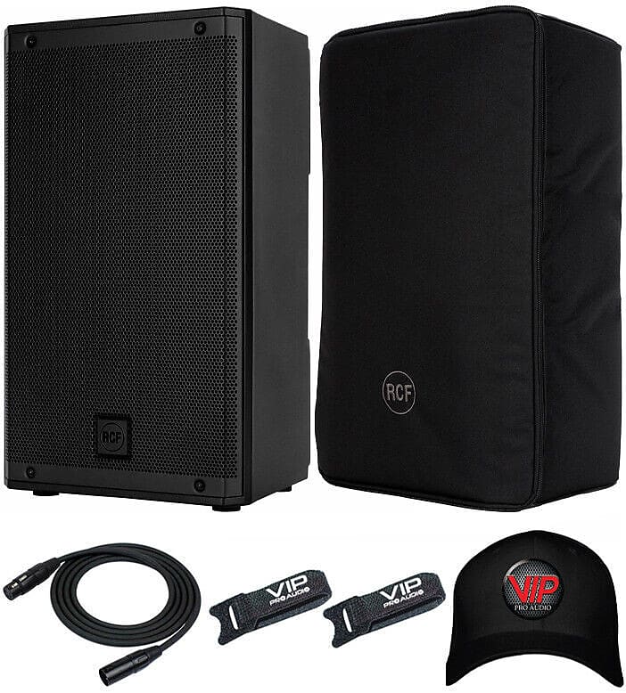 RCF ART 910-A ACTIVE SPEAKER 2100W + RCF CVR ART 910 Cover + Cable and VIP Hat image 1