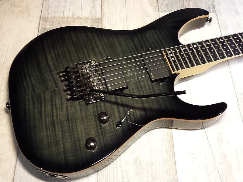 Schecter Banshee 6A FR - Active EMG's Floyd Rose 2013 Trans Black