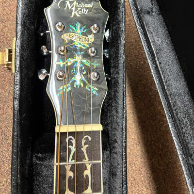 Used Michael Kelly Bayou Deluxe Resophonic square-neck RESONATOR guitar DOBRO w/ Case image 3