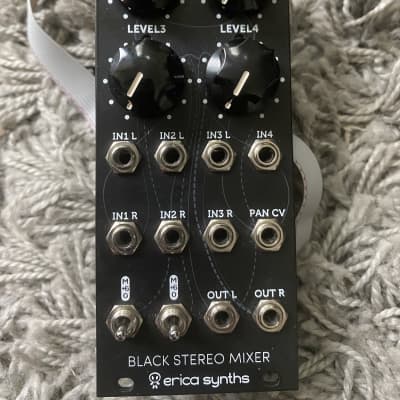 Erica Synths Black Stereo Mixer- Mint Condition image 1