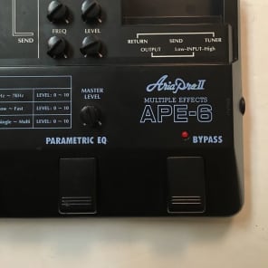 Aria Pro II APE-6 Multi Effects Delay Chorus Parametric EQ | Reverb